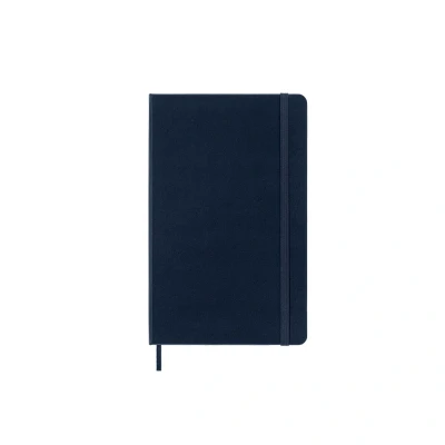 Abbildung von Moleskine Notizbuch Large Blanko Fester Einband Saphir