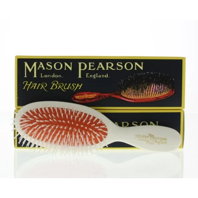Abbildung von Mason Pearson N4 Haarbürste, Nylon, Weiß