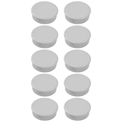 Abbildung von Dahle 95538 Magnete (Durchmesser 38 mm) 10 Stück, grau