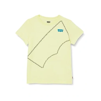 Abbildung von Levi&#039;s Kids Lvb word up batwing tee Mädchen Green Bright 8 Jahre