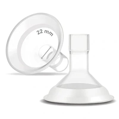 Abbildung von Maymom MyFit Comfy Series 22 mm Zweiteilige Brustwarze Kompatibel mit Medela Milchpumpen; MaxFlow Flex Anschluss; 2 Stück