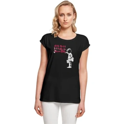 Abbildung von Merchcode Dream BIG Tshirt print, Damen, Größe: Medium, Black