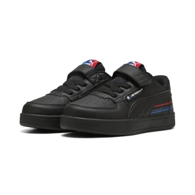 Abbildung von Puma BMW M Motorsport Caven 2.0 Sneakers Kinder Schuhe Mit Plain Black/Pro Blue Größe: 28.5