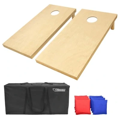 Abbildung von GoSports Unisex, Teenager Cornhole Set, Holz/Natur