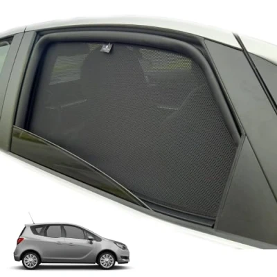 Abbildung von XTRM CAR Sonnenschutz Blenden für Opel Meriva B Bj. 2010 2017 ideal angepasst, UV Schutz, Hitzereduktion (Ohne Heckklappe)