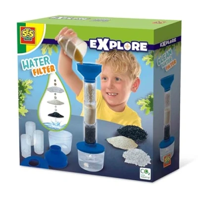 Abbildung von SES Creative 25206 Explorer Wasserfilter, Experimentierset für Kinder, ab 8 Jahren