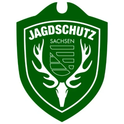 Abbildung von Waidmannsbruecke Erwachsene Jagdschutz Sachsen Autoschild, Grün, One Size