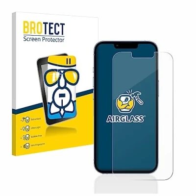 Abbildung von BROTECT Schutzglas für Apple iPhone 13 Pro Schutzfolie Panzer Folie Glas [Extrem Kratzfest 9H, Anti Fingerprint, Ultra Transparent]