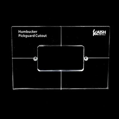 Abbildung von KAISH Humbucker Vorlage für Pickguard Routing aus Acryl