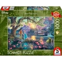 Abbildung von Schmidt Spiele Puzzle Disney, the Princess and Frog von Thomas Kinkade, 1000 Puzzleteile