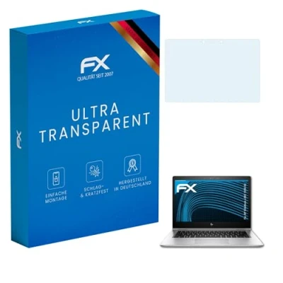 Abbildung von atFoliX Schutzfolie kompatibel mit HP EliteBook x360 1030 G2 Folie, ultraklare FX Displayschutzfolie (2X)