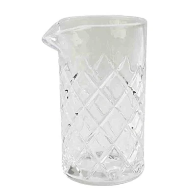 Abbildung von APS 93141 Rührglas mit Lippe, Ø 9 cm, Höhe 16 0,5 Liter, hochwertiges Glas