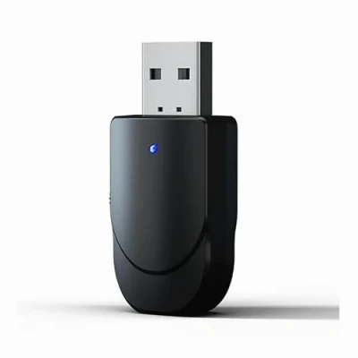 Abbildung von USB Bluetooth Adapter, 2 in 1 5.0 Transmitter Empfänger Klinke Sender, mit 3,5mm Digitales Audiokabel für TV/Stereoanlage/Auto Home Stereo
