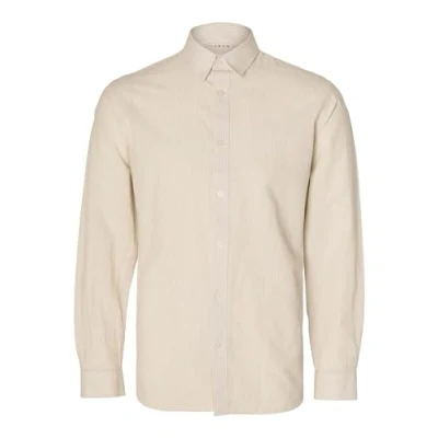 Abbildung von Selected Homme Slimnew Shirt Hemd, Herren, Größe: Large, Pure cashmere
