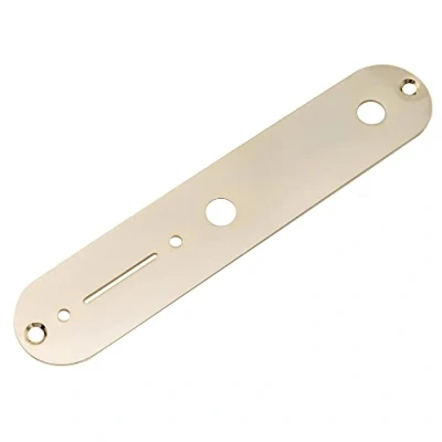 Abbildung von Musiclily Pro 32mm Stahl T Style Kontrollplatte für Tele E Gitarre, Gold