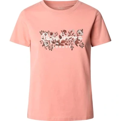 Abbildung von Pepe Jeans Damen Rosalind T Shirt, Rosa (verwaschenes Rosa), XS