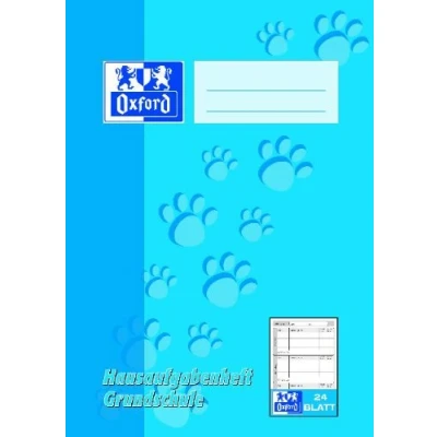 Abbildung von Oxford Hausaufgabenheft Grundschule A5 24 Blatt 90 g/qm Optik Paper