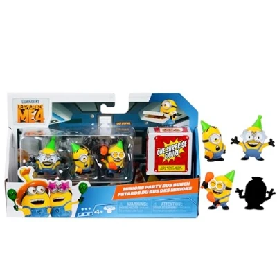 Abbildung von DESPICABLE ME 4, Mini Minions Figuren 5 cm, 4 Stück pk, 2 Varianten