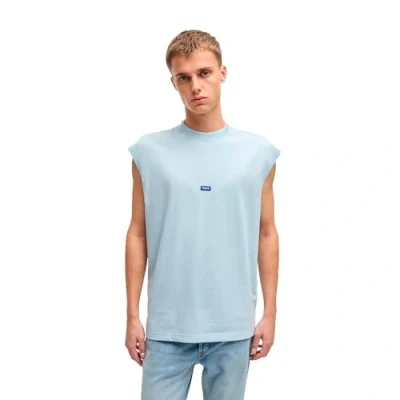 Abbildung von HUGO Navertz Top, Herren, Größe: Large, Open blue