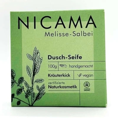 Abbildung von NICAMA Duschseife Melisse Salbei 100g 100 g