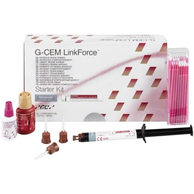 Abbildung von G CEM LinkForce Starterkit Transluzent 1 Automix Spritze 8,7g, 20 Spitzen regular, Multi Primer 5ml, Premio Bond Einweg