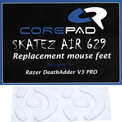 Abbildung von Corepad Skatez AIR 629 Ersatz Mausfüße kompatible für Razer DeathAdder V3 Pro/DeathAdder