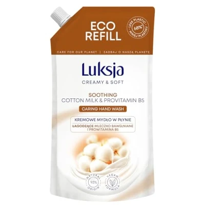 Abbildung von Flüssigseife LUKSJA Baumwolle 400ml vegan 1 Stk.