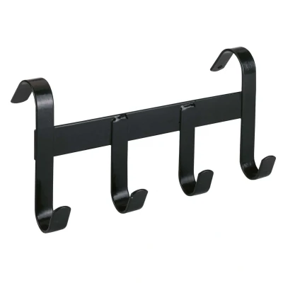 Abbildung von Hofman Halfterhalter Metall mit 4 Aufhängehaken Schwarz One Size