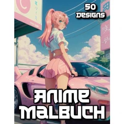 Abbildung von Manga und Anime Malbuch für Jugendliche: Japanische Designs zum Ausmalen Erwachsene Teenager