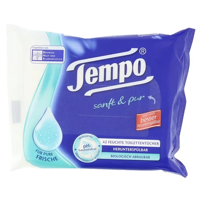 Abbildung von Tempo Feuchtes Toilettenpapier frisch 1 lagig