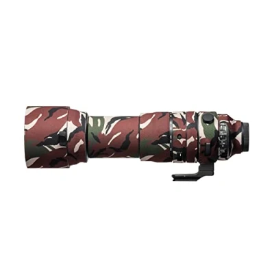 Abbildung von easyCover Lens Oak Objektivschutz Schutz für Ihr Kameraobjektiv Geeignet Sigma 150 600mm F5 6.3 DG DN OS Sports (Sony E) Grüne Camouflage