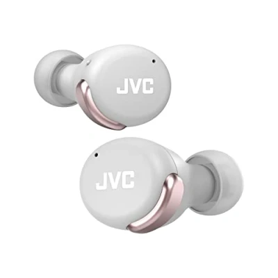 Abbildung von JVC HA Z330T P Kompakte True Wireless Ohrhörer, aktives Noise Cancelling, geringes Gewicht, stylisches Design, BT 5.2, (IPX4), 21 Stunden Spielzeit, Low Latency Modus für Spiele, (Rosa), In Ear
