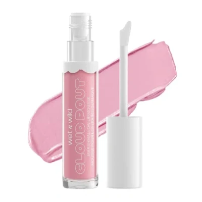 Abbildung von wet n wild, Cloud Pout Marshmallow Lip Mousse, matter, flüssiger Lippenstift 24 Stunden Halt, nicht trocknende und langanhaltende Formel, mit Arganöl, Avocadoöl Vitamin E, Chaser