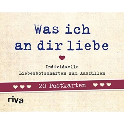 Abbildung von Was ich an dir liebe 20 Postkarten: Individuelle Liebesbotschaften zum Ausfüllen