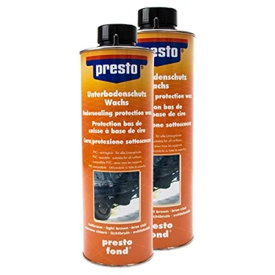 Abbildung von Presto 2X 603246 UNTERBODENSCHUTZ AUF WACHSBASIS STEINSCHLAGSCHUTZ HELL 1 l
