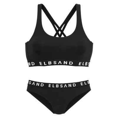 Abbildung von Elbsand SET Bikini, Damen, Größe: 34xA/B, Schwarz