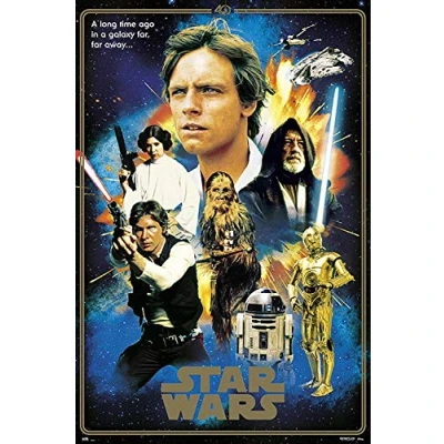 Abbildung von Close Up Star Wars Poster Hereos 40th Anniversary (61cm x 91,5cm)