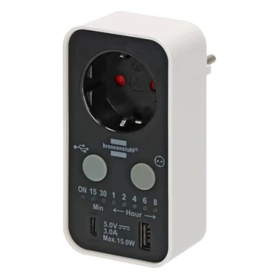 Abbildung von Brennenstuhl Digitaler Countdown Timer mit USB A und C