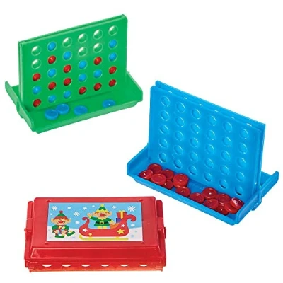 Abbildung von Baker Ross FX407 4 Gewinnt Mini Spiele 6er Pack, Kleine Adventskalendergeschenke für Kinder, Nikolaus Geschenke Kinder