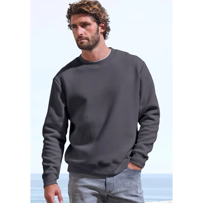 Abbildung von John Devin Sweatshirt Langarm, mit Struktur, Rundhals, Baumwollmischung