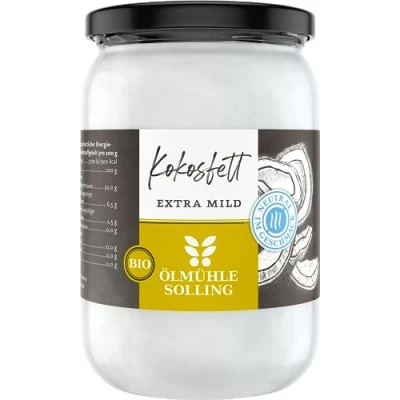 Abbildung von Kokosfett desodoriert 500 ml Glas Bio Ölmühle Solling