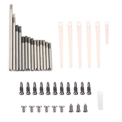 Abbildung von Klarinette Reparatur Teile Set, Rollen Schrauben Clarinet Federn Befestigungsschrauben Einstellschraube