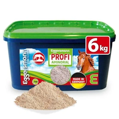 Abbildung von Eggersmann Mein Pferdefutter Profi Aminoral 6 kg Konzentrat mit essentiellen Aminosäuren Unterstützt den Muskelaufbau, die Rittigkeit &amp; Ausdauer Ergänzungsfuttermittel ideal für Sportpferde