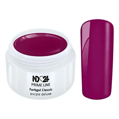 Abbildung von Prime Line Color Uv Gel Led Farbgel Purple Deluxe Lila Made in Germany 5ml