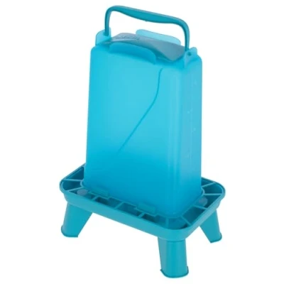 Abbildung von Kerbl Futterautomat 3,5 L für Geflügel rechteckig Kunststoff Blau (Gewicht 0,22 kg, Kunststoff) 70186
