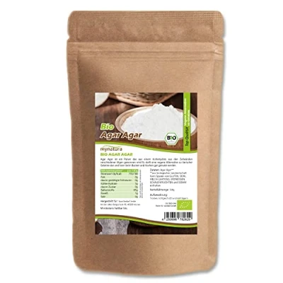 Abbildung von Mynatura Bio Agar Pulver I Pflanzlich Geliermittel Algenpulver Geschmacksneutral Alge Vegan Kochen Backen Im Beutel (1000g)