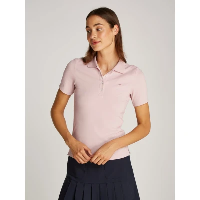 Abbildung von Tommy Hilfiger Poloshirt, Damen, Größe: Large, Foggy pink