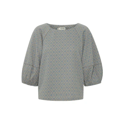 Abbildung von ICHI Priya Strickpullover, Damen, Größe: Large, Blue mirage