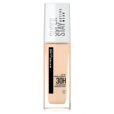 Abbildung von Maybelline New York Super STAY Active WEAR Foundation Foundation, Damen, Größe: 30 ml, 2 naked ivory
