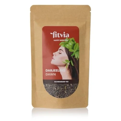 Abbildung von fitvia Schwarzer Tee &quot;Darjeeling Dawn&quot;: loser Tee, hochwertiger Darjeeling 100g